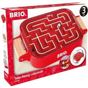 BRIO 34100 Mitnehm-Labyrinth - kort speelplezier voor dames of onderweg - voor kinderen vanaf 3 jaar