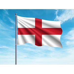 OEDIM Engelse vlag, 150 x 85 cm, versterkt en siernaden, vlag met 2 waterdichte metalen ogen