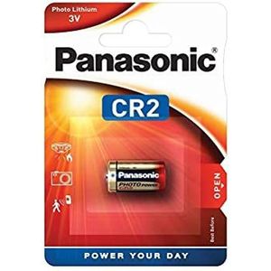 Corp. Panasonic lithiumbatterij 3V, CR2 - 1 doordrukstrip
