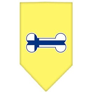 Mirage halsdoek voor honden, Finland-vlag, maat S, geel