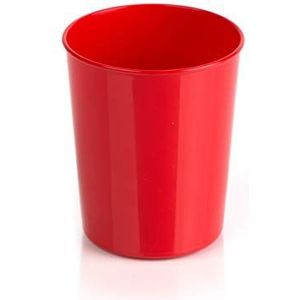 Kimmel Onbreekbare plastic beker 180 ml rood