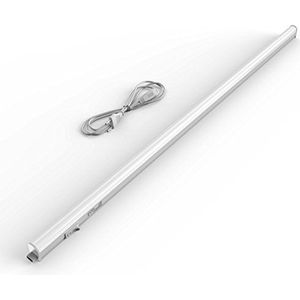 Briloner Leuchten led-meubellamp met aan/uit schakelaar, 1 m kabel met stekker en bevestigingsmateriaal, wit, 87,3 cm, 1100 lm