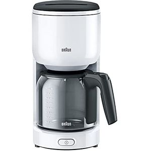 Braun KF 3120 WH PurEase - Filterkoffiezetapparaat - Wit - Zwart