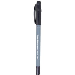 Paper Mate Flexgrip Ultra Lot de 12 stylos à bille avec capuche | Pointe moyenne (1 mm) | Noir | Lot de 12