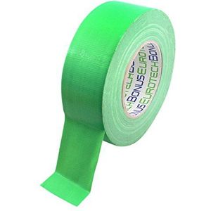 BONUS Eurotech 1BC12.49.0050/050A # Premium Gafferband, breedte 50 mm, lengte 50 m, lijm op basis van natuurlijk rubber, dikte 0,25 mm, lichtgroen