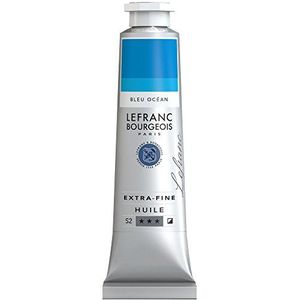 Lefranc & Bourgeois Lefranc Extra Fine olieverf (hoogwaardige kunstenaarpigmenten) 40 ml tube, oceaanblauw