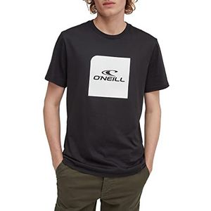 O'Neill Cube T-shirt met korte mouwen voor heren, casual logo, Zwart