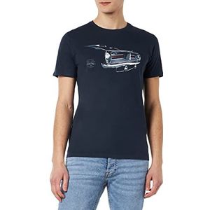 Teddy Smith T- Cars MC T-shirt voor heren, Total Navy