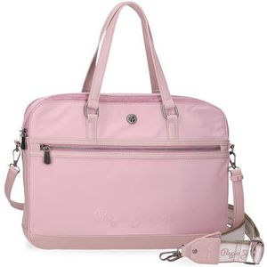 Pepe Jeans Corin Bagage - Messenger Bag voor dames, Roze, laptoptas