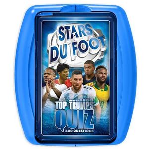 WINNING MOVES - QUIZ STAR DU FOOT - 500 vragen - reisformaat - gezelschapsspel - kaartspellen - Franse versie