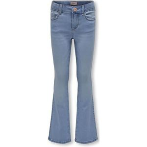 Bestseller A/S Kogroyal Life Reg Flared Pim020 Noos Jeans voor meisjes, Lichte jeans blauw