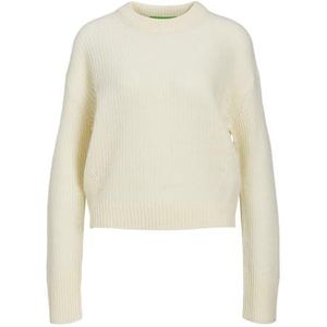 Jack & Jones JXEMER Gebreide damestrui, gebroken wit, L, Gebroken wit, L