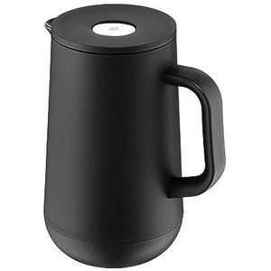 WMF Impulse Thermoskan, 1,0 L, Voor Thee Of Koffie, Druksluiting Houdt Dranken 24 Uur Koud En Warm, Zwart