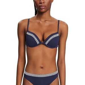 ESPRIT Bondi Beach Ssn N Pad.plunge bikinitop voor dames, Navy Blauw