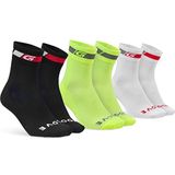 GripGrab Classic Regular Cut Sets van 1 en 3 Zomerfietssokken Sokken voor Racefiets Mountainbike Indoor Cycling Wielersport