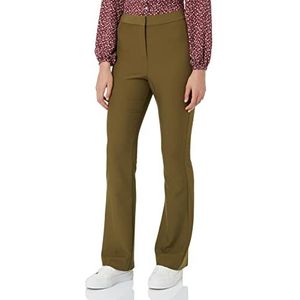 JACK & JONES Jxkatie Damesbroek Slim Flared Hw Noos, Donker olijfgroen