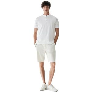LTB Jeans Gemaza T-shirt voor heren, White Lily 5897