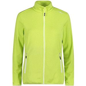 CMP Giacca In Pile Mix Knit Tech Fleecejack, dames, Citric, 46