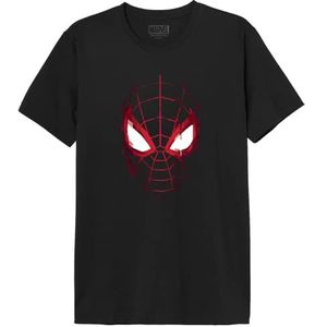 Marvel Memagagts004 T-shirt voor heren, 1 stuk, zwart.