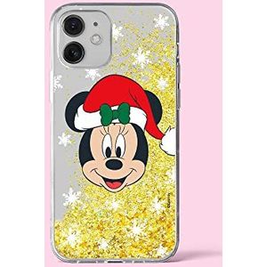 ERT GROUP Mobiele telefoon beschermhoes voor Apple iPhone 12 / 12 Pro Origineel en officieel gelicentieerd product, motief Minnie 061, met glittereffect