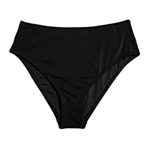 Koton Bikinibroek Basic High Waist Bikinibroek voor dames, zwart (999)