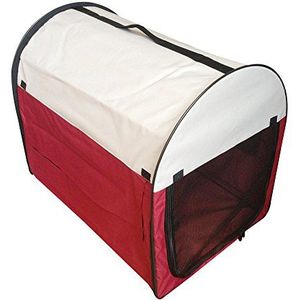 BUNNY BUSINESS Opvouwbare transportbox van stof met fleece voor huisdieren, inclusief draagtas