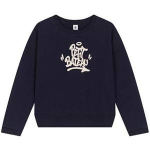 Petit Bateau A08DE Sweatshirt voor dames (1 stuk), Smoking Blauw