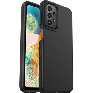 OtterBox Sleek Serie beschermhoes voor Samsung Galaxy A23 5G, schokbestendig, valbescherming, ultradun, dunne bescherming, getest volgens militaire normen, antimicrobieel, zwart, levering zonder