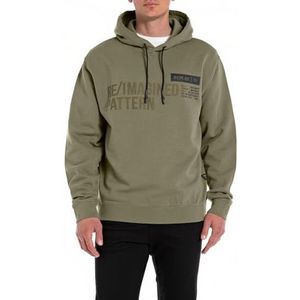 Replay M6768 .000.21842 Sweatshirt met capuchon voor heren, Light Military 408