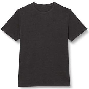 4F Tsm352 T-shirt voor heren, donkergrijs, M, donkergrijs melange, M, donkergrijs gemêleerd