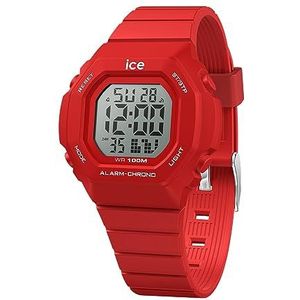 Ice-Watch - ICE digit Ultra Red - Rood jongenshorloge (uniseks) met kunststof band - 022099, Rood, Riemen