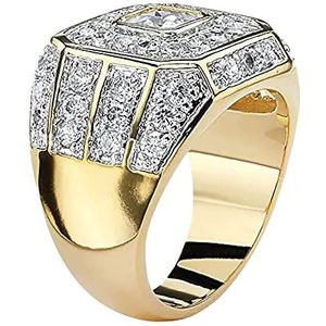 Ringen voor meisjes en mannen - Gepersonaliseerde diamanten ring voor tieners - Verjaardag Sieraden Valentijnsdag - Klassieke mode ring voor meisjes, Metaal, Geen edelsteen