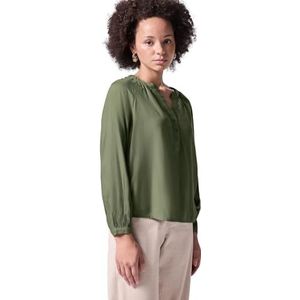 Street One Studio F345143 Effen kleur Raglanblouse voor dames, Laurel Groen