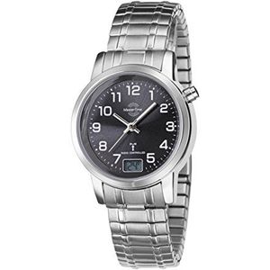 Master Time MTLA-10309-22M Dameshorloge kwarts horloge met roestvrijstalen band, bandjes, riemen