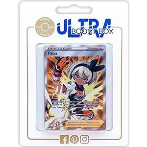 Faiza TG25/TG30 Full Art Secret – Ultraboost X zwaard en schild 10 Astren uitrusting – set met 10 Franse Pokémon-kaarten