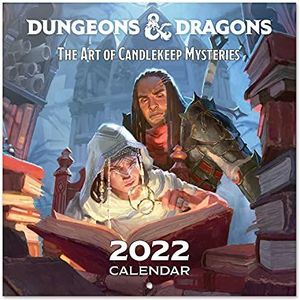 Grupo Erik - Kalender 2022 Dungeons & Dragons – 12 maanden | wandkalender, van januari tot december 2022 | 30 x 60 cm, 6 talen, 1 poster inbegrepen, FSC-gecertificeerd