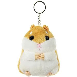 Kögler 11226 - schattige mollige hamsterknuffel als sleutelhanger, ca. 10 cm - ideaal voor sleutelhanger, tas of als geluksbrenger