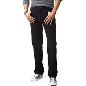 Lee Big & Tall Regular Fit Straight Leg Jeans voor heren, Dubbel zwart.