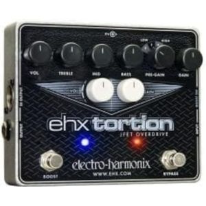 Electro Harmonix elektrische gitaar met synthesizer EHX tortion pedaal