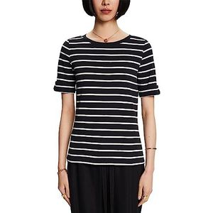 ESPRIT Collection T-shirt pour femme, Noir, XS