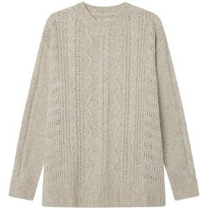 Springfield Pull pour femme, gris clair, taille S, Gris taupe clair, S