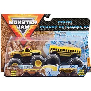 Monster Jam - 6044943 – set met 2 voertuigen – voertuig in schaal 1:64 – kinderspel – modellen willekeurig geselecteerd