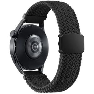 SMYAOSI Vervangende magnetische armband voor Huawei GT3 42 mm/Huawei Watch GT2 42 mm/Honor Watch SE, zachte magnetische reservearmband van elastisch nylon voor Garmin Vivoactive 5/Vivomove, Nylon,