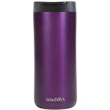 Aladdin Leak-Lock Thermavac roestvrij stalen mok 0,35 l, paars, waterdicht, dubbelwandig geïsoleerd, houdt 3 uur warm, herbruikbare reisbeker, BPA-vrij, vaatwasmachinebestendig