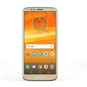 Motorola Moto E5 Plus - 6 inch smartphone, 12 MP camera, 2 GB RAM, 16 GB geheugen, kleur goud