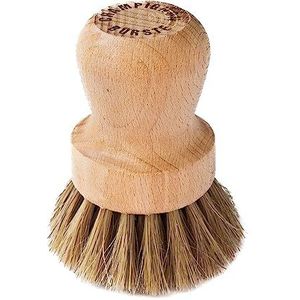 Chinchilla® Paddenstoelborstel / houten paddenstoelborstel | voor het reinigen van paddenstoelen of groenten | geschikt voor alle paddenstoelen | keukenborstel | natuurlijke borstel | duurzame