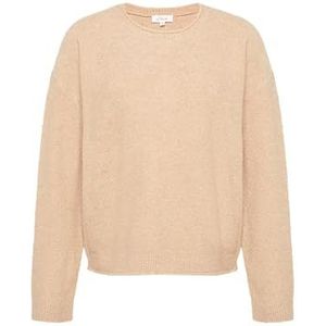 s.Oliver Pull en tricot doux en boucle, marron clair, 46