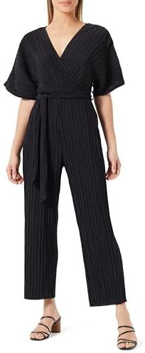 YAS YAS Olinda Ss Jumpsuit S Noos Jumpsuit voor dames, zwart.