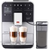 Melitta Caffeo Barista TS Smart F850-101 Volautomatische espressomachine met melkreservoir, Smartphone-bediening met Connect App, One Touch-functie, Pro Aqua filtertechnologie, Zilver