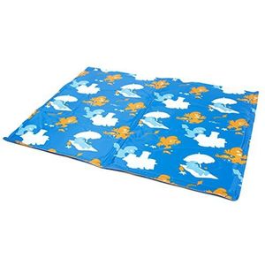 Smurfs duvoplus, De Smurfen koelmat M - 65 x 50 cm blauw voor schoon tapijt blauwe hond